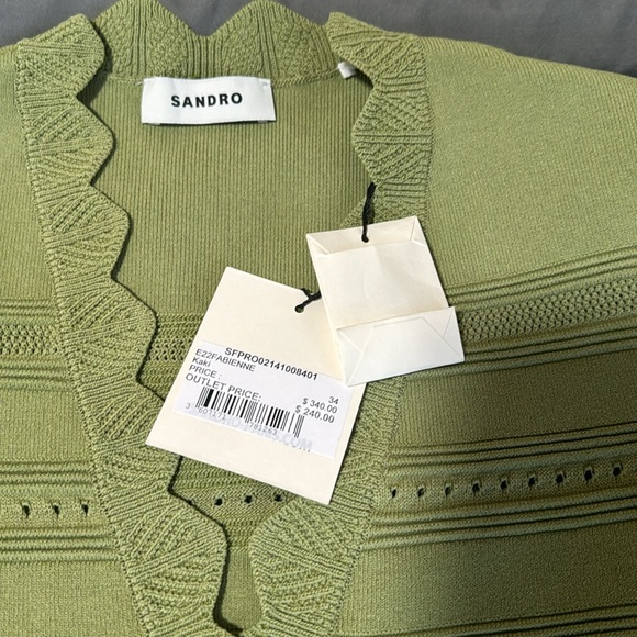 Sandro Fabienne Knit Dress - Picture 8 of 9